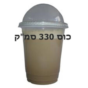 כוס ברד שקופה 330 מל' 50 יחידות