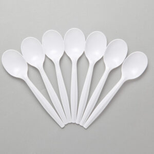 כפות חד פעמי לבן 100 יחידות