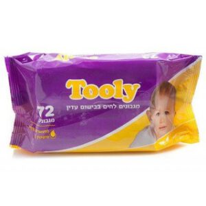 מגבונים לחים טולי 72 יח'