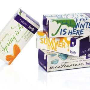 ממחטות נייר דו שכבתי 100 יח'