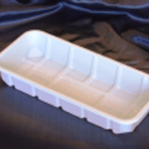 מגש לבן שטוח