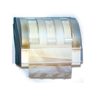 מתקן לגליל נייר מגבת פלסטיק חצי שקוף